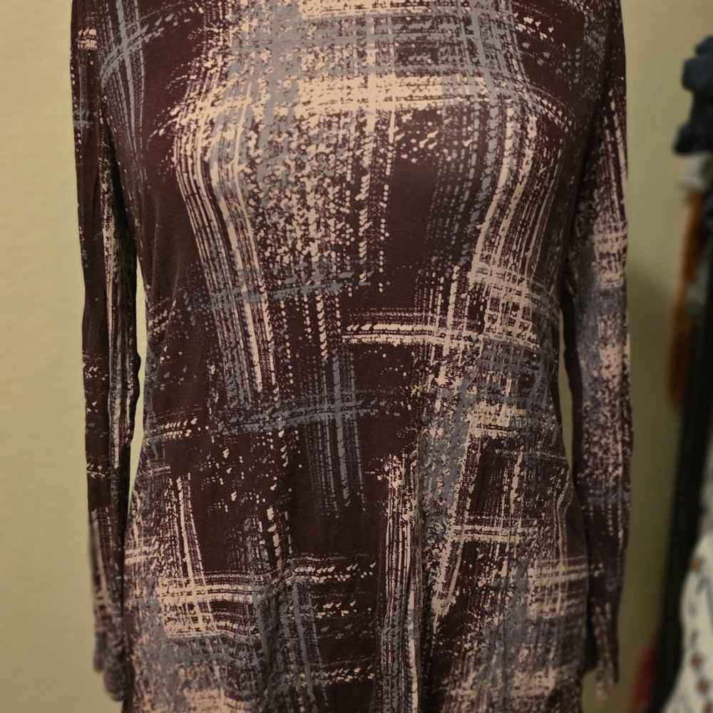 LOGO by Lori Goldstein LS Tunic Size Large
